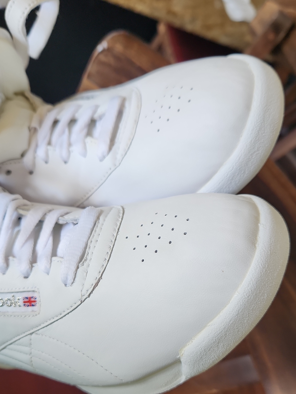 Reebok dz 9.5 freestyle hi-top white 80's retro - Picture 13 of 15